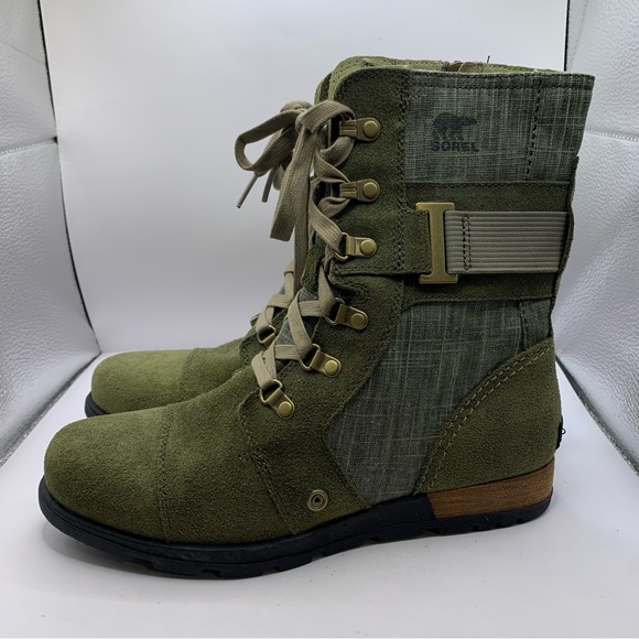 Sorel Shoes - Sorel Women's Major Carly Snow Boot size 9.5 EUC Green